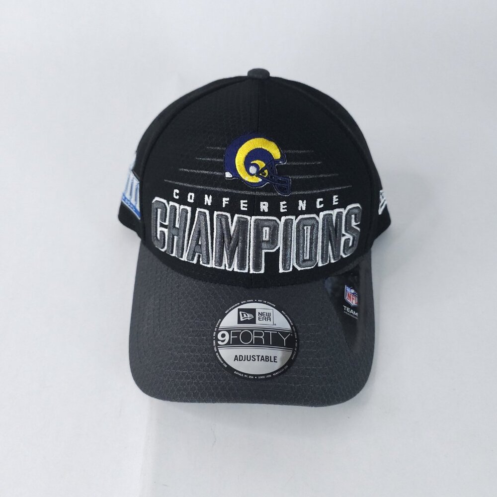 Los Angeles Rams Hat Cap Snap Back NFL Football Conference Champions Super Bowl